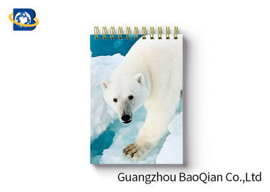 Polar Bear Animal Custom Spiral Notebooks School Stationery Set 3D Printing Cover